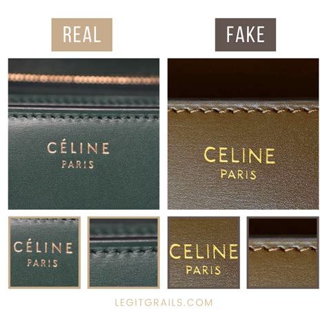 how to spot fake celine bag|how to check celine bag.